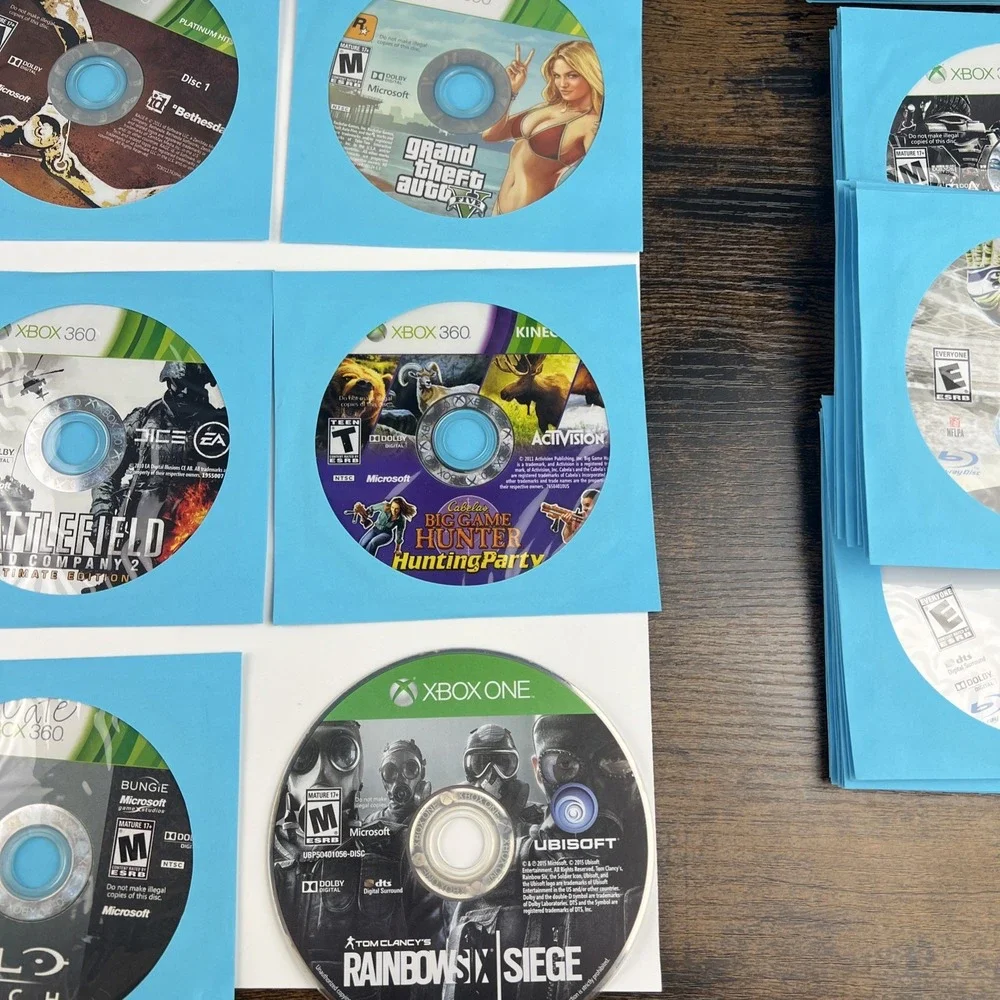 Multi Platform Loose Discs Video Game - Lot Of 50 - AS IS Untested Scratches #6